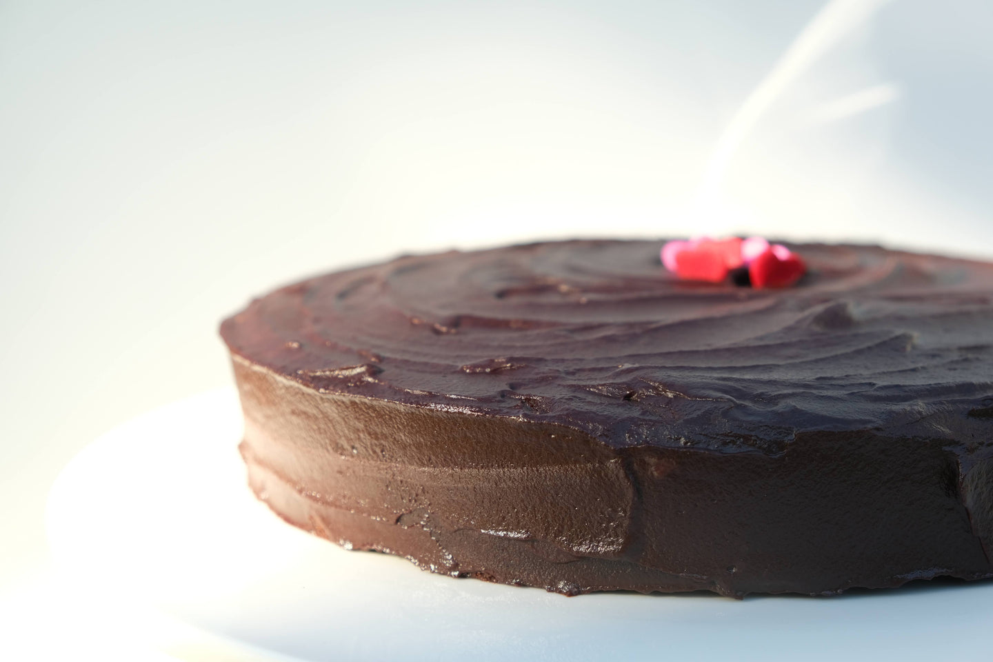 Chocolate cake with Ganache frosting